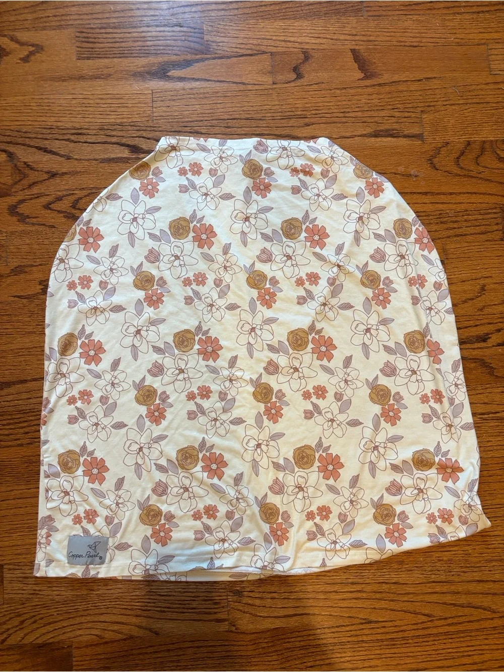 Copper Pearl Ferra Floral Stretch Multi Use 5 in 1 Carseat Nursing Cover